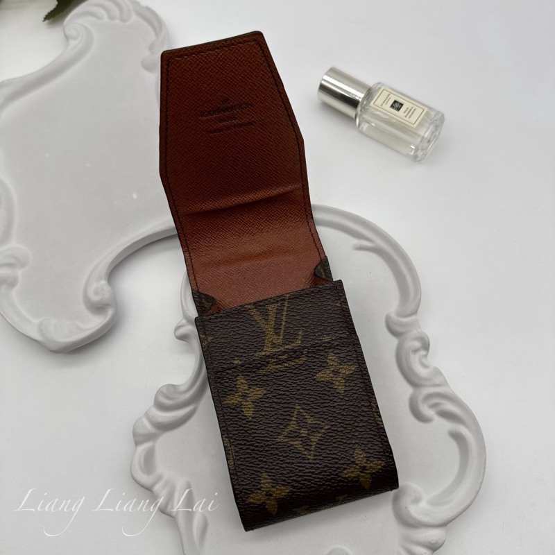 LOUIS VUITTON LV Monogram經典老花香煙盒｜電子煙盒｜口紅包-7