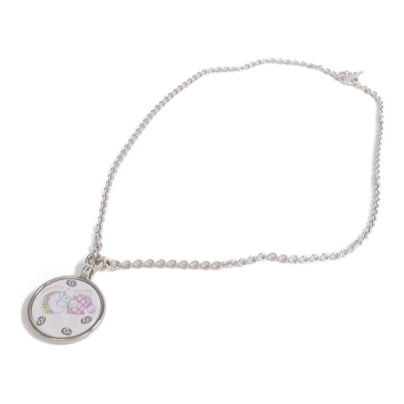 HERMES 金屬/琺瑯Medaille Funny Ice Cream Necklace項鍊-3