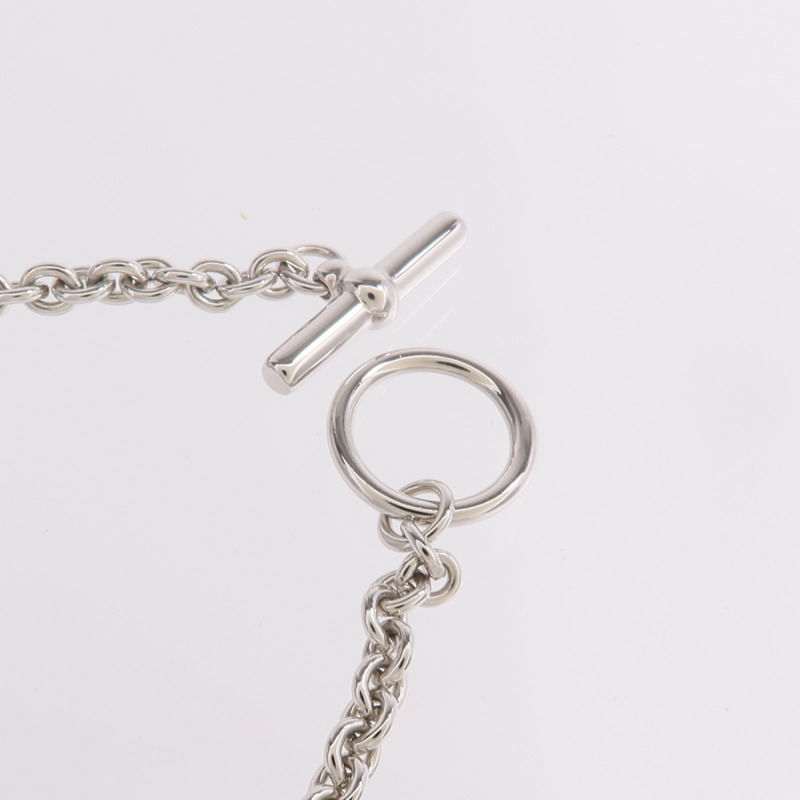 HERMES 金屬/琺瑯Medaille Funny Ice Cream Necklace項鍊-5