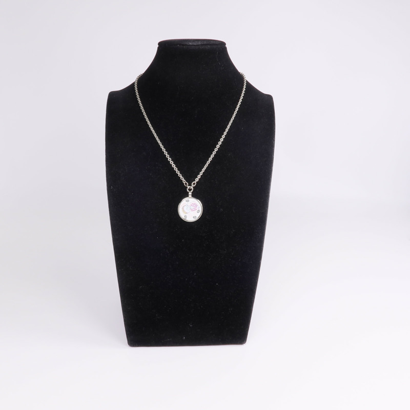 HERMES 金屬/琺瑯Medaille Funny Ice Cream Necklace項鍊-8