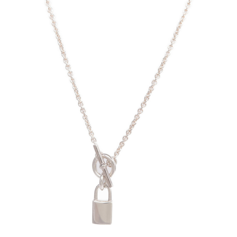 HERMES 925純銀Kelly Cadenas Pendant項鍊-1