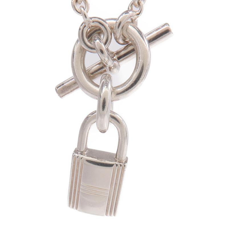 HERMES 925純銀Kelly Cadenas Pendant項鍊-2