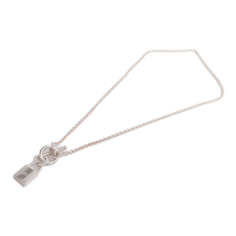 HERMES 925純銀Kelly Cadenas Pendant項鍊-3