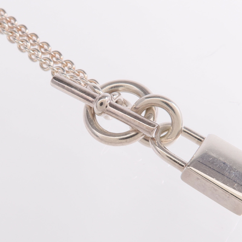 HERMES 925純銀Kelly Cadenas Pendant項鍊-4