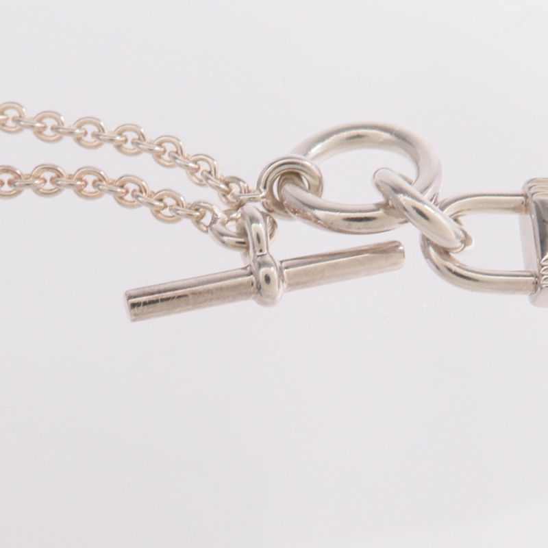HERMES 925純銀Kelly Cadenas Pendant項鍊-5