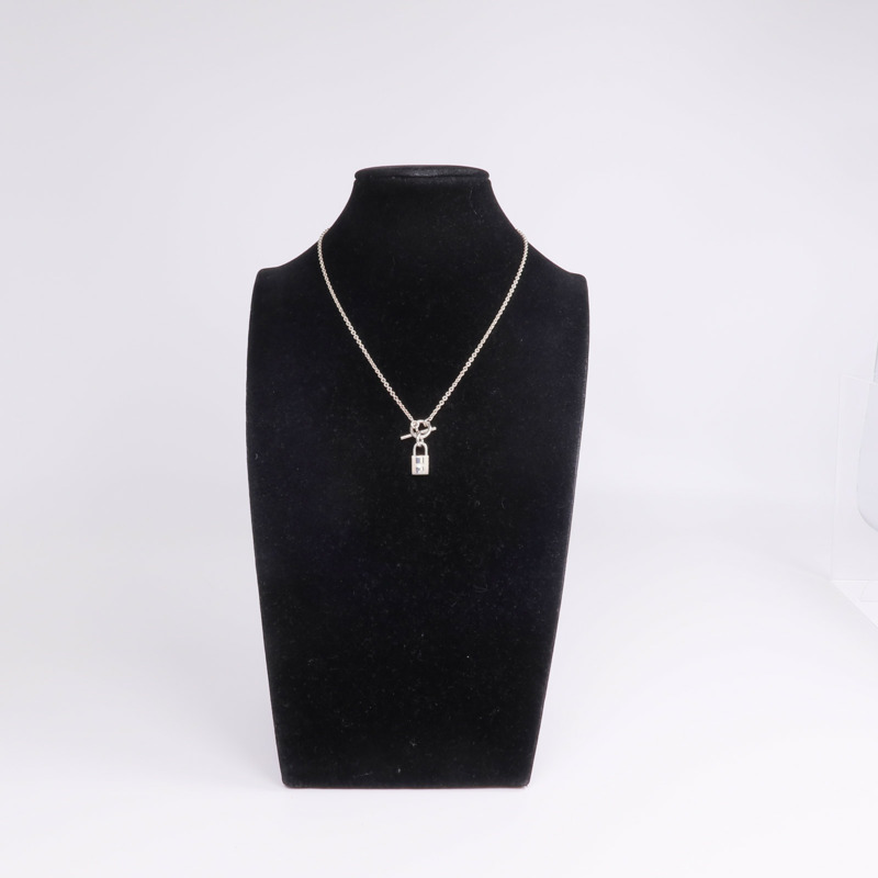 HERMES 925純銀Kelly Cadenas Pendant項鍊-9