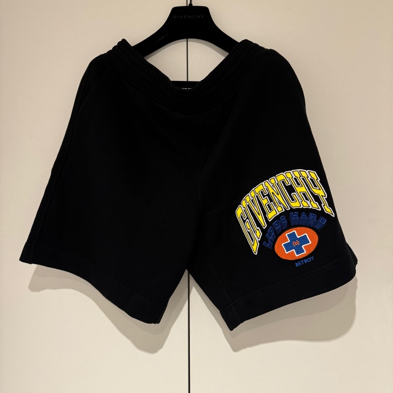 Givenchy 黑色運動短褲-1