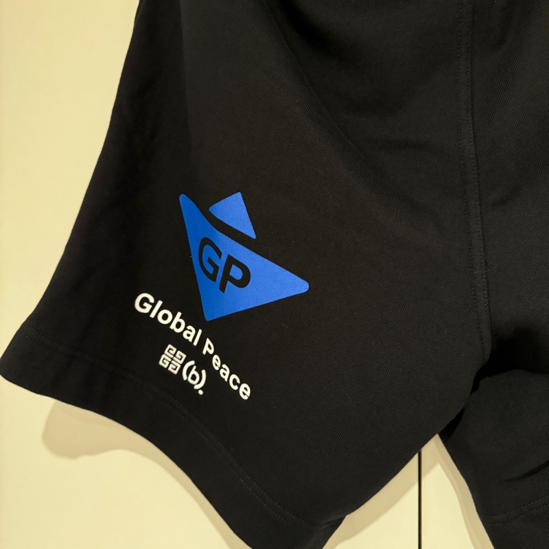 Givenchy 黑色運動短褲-4