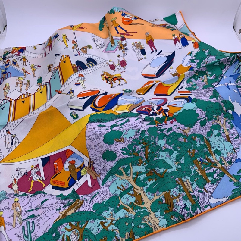 愛馬仕hermes 絲巾90x90cm-1