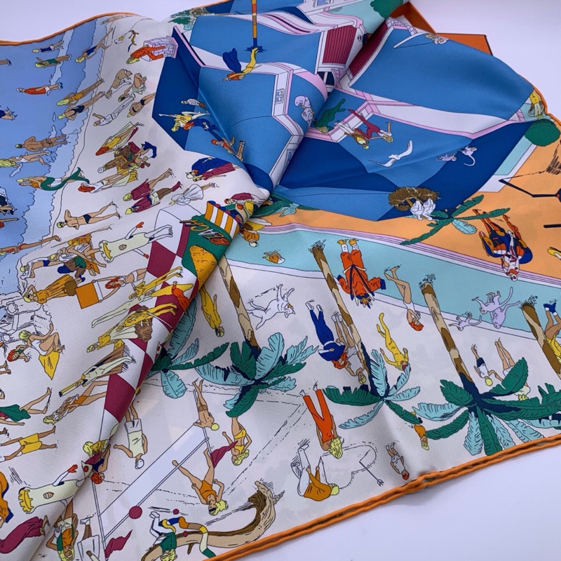 愛馬仕hermes 絲巾90x90cm-2