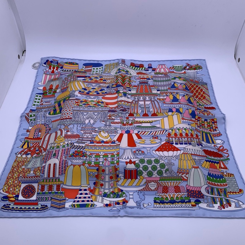 愛馬仕hermes絲巾 45x45cm-2