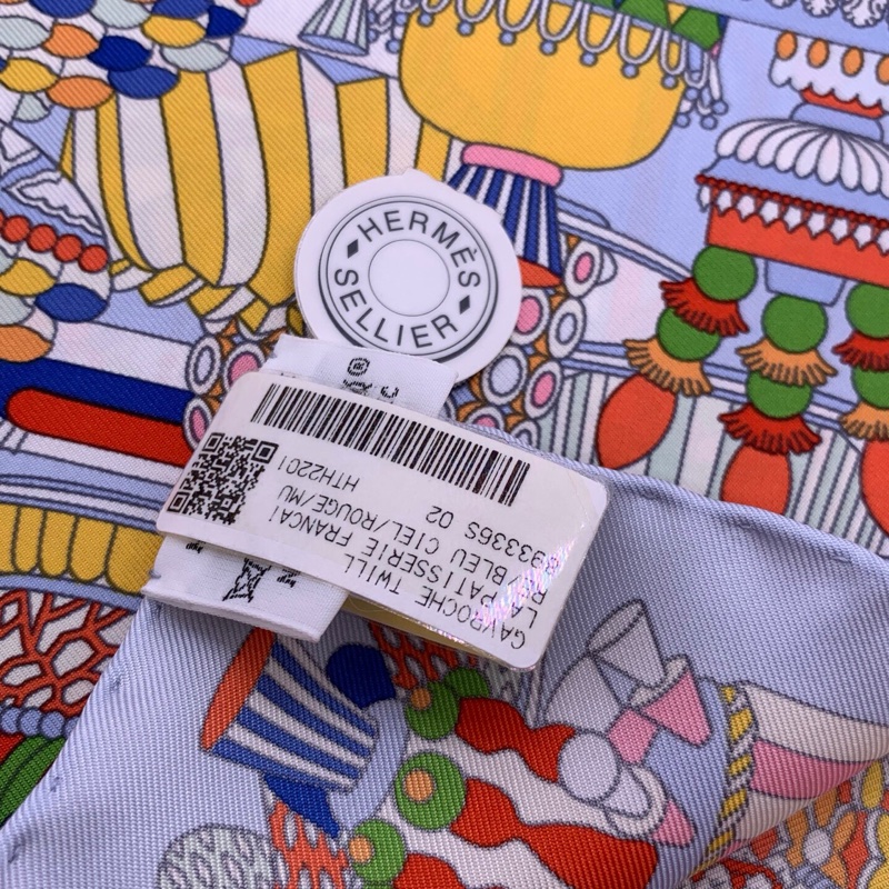 愛馬仕hermes絲巾 45x45cm-4