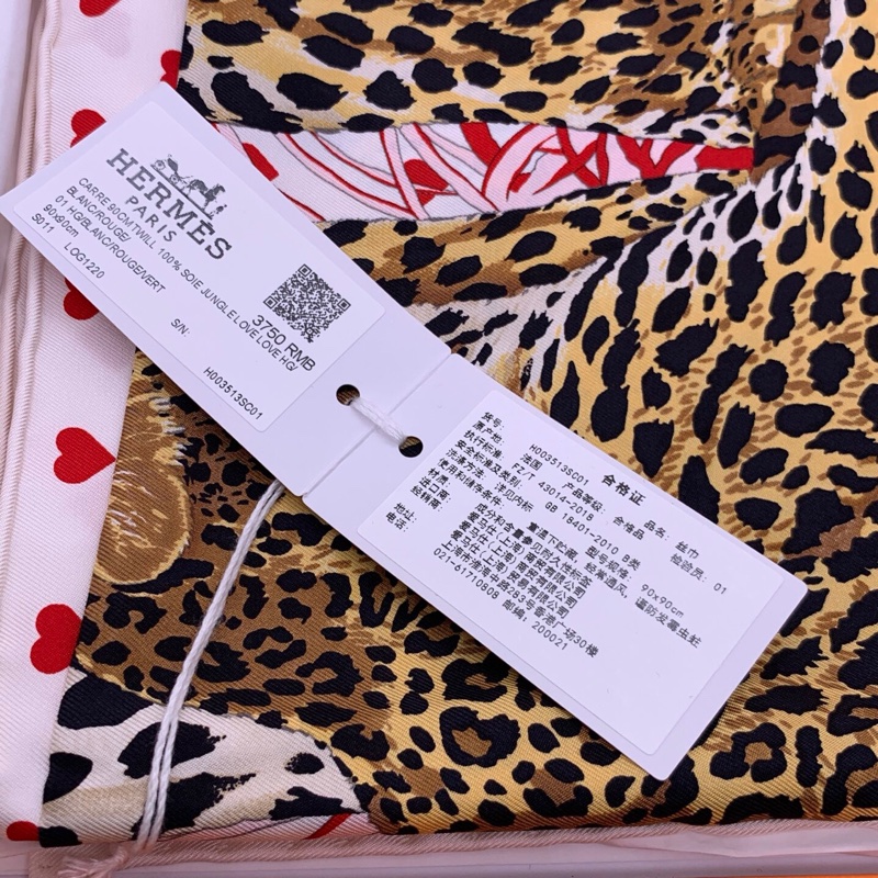 愛馬仕hermes絲巾90x90cm-3