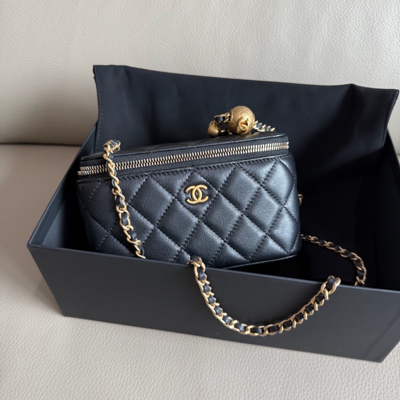 「MY精品」Chanel 金球長盒子 金球調節釦 晶片款近新-0