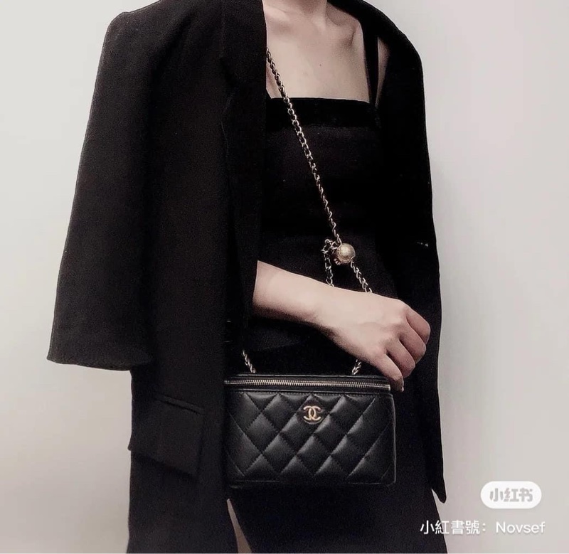 「MY精品」Chanel 金球長盒子 金球調節釦 晶片款近新-7