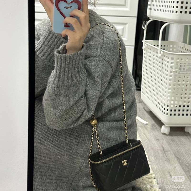 「MY精品」Chanel 金球長盒子 金球調節釦 晶片款近新-9