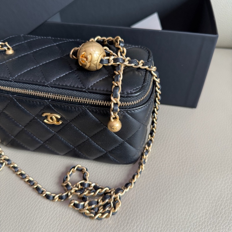 「MY精品」Chanel 金球長盒子 金球調節釦 晶片款近新-11