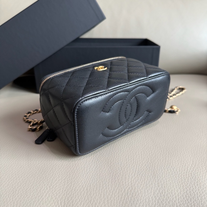 「MY精品」Chanel 金球長盒子 金球調節釦 晶片款近新-17