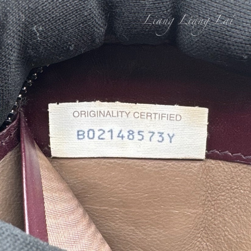 BOTTEGA VENETA BV經典編織小牛皮酒紅色拉鍊長夾-3