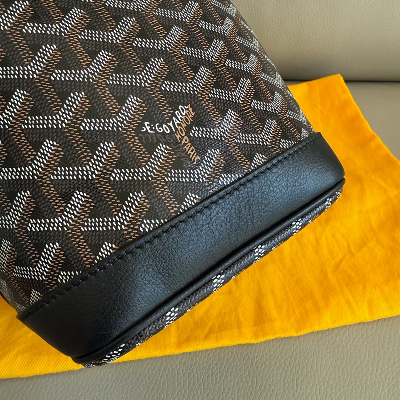 「MY精品」 Goyard 水桶包 PetitFlot 經典黑-10