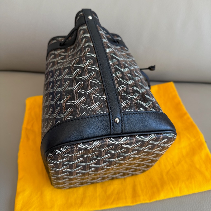 「MY精品」 Goyard 水桶包 PetitFlot 經典黑-13