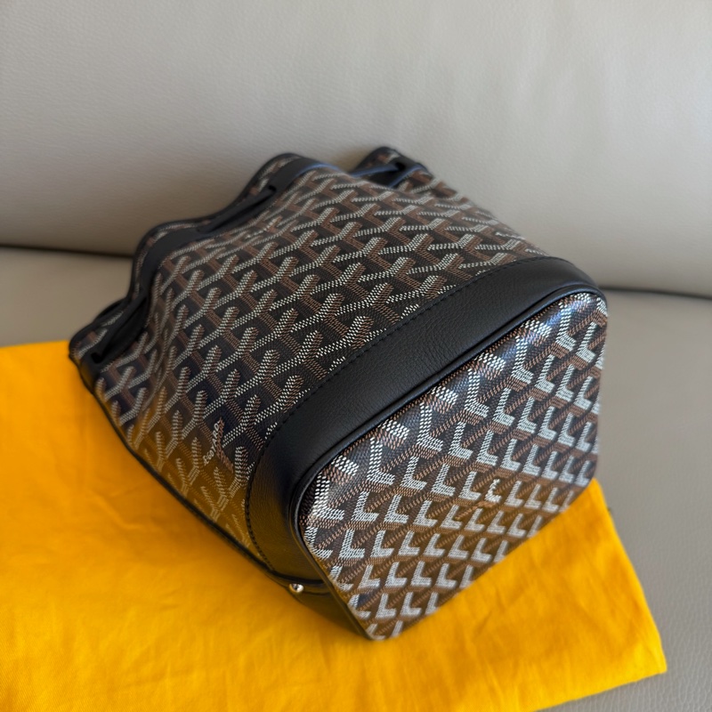 「MY精品」 Goyard 水桶包 PetitFlot 經典黑-14