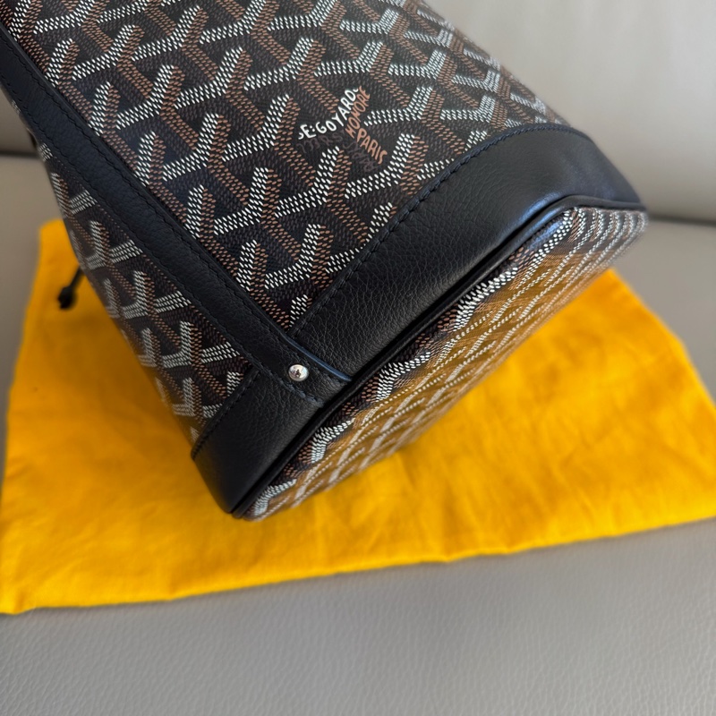 「MY精品」 Goyard 水桶包 PetitFlot 經典黑-15
