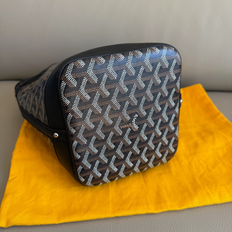 「MY精品」 Goyard 水桶包 PetitFlot 經典黑-16