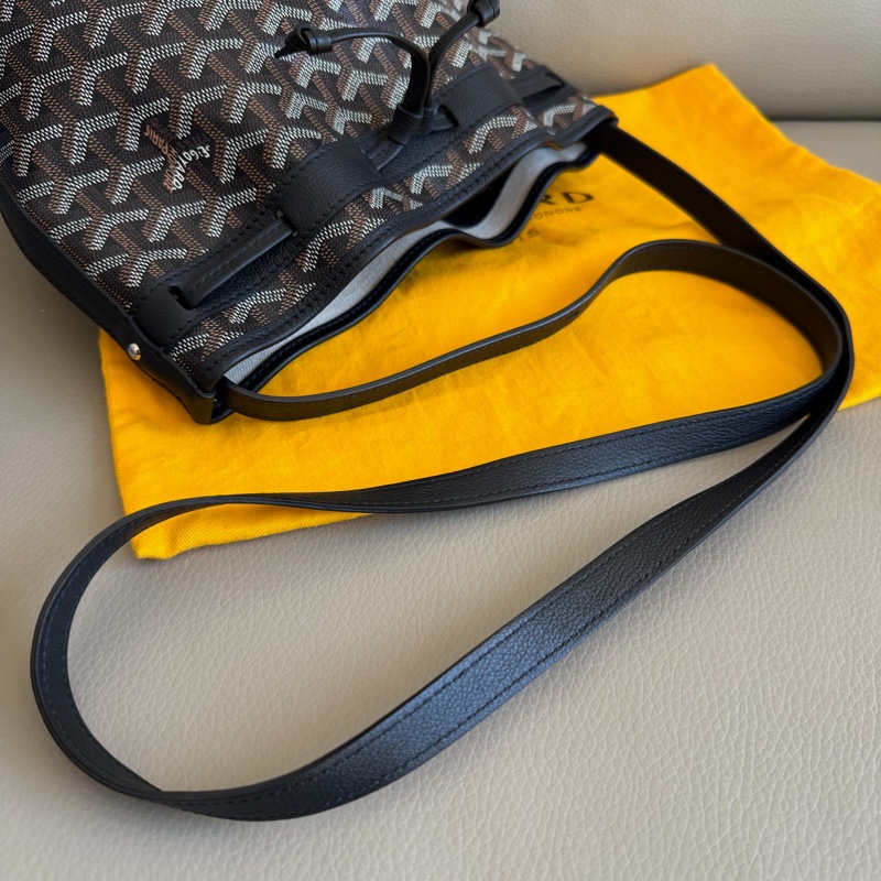 「MY精品」 Goyard 水桶包 PetitFlot 經典黑-18
