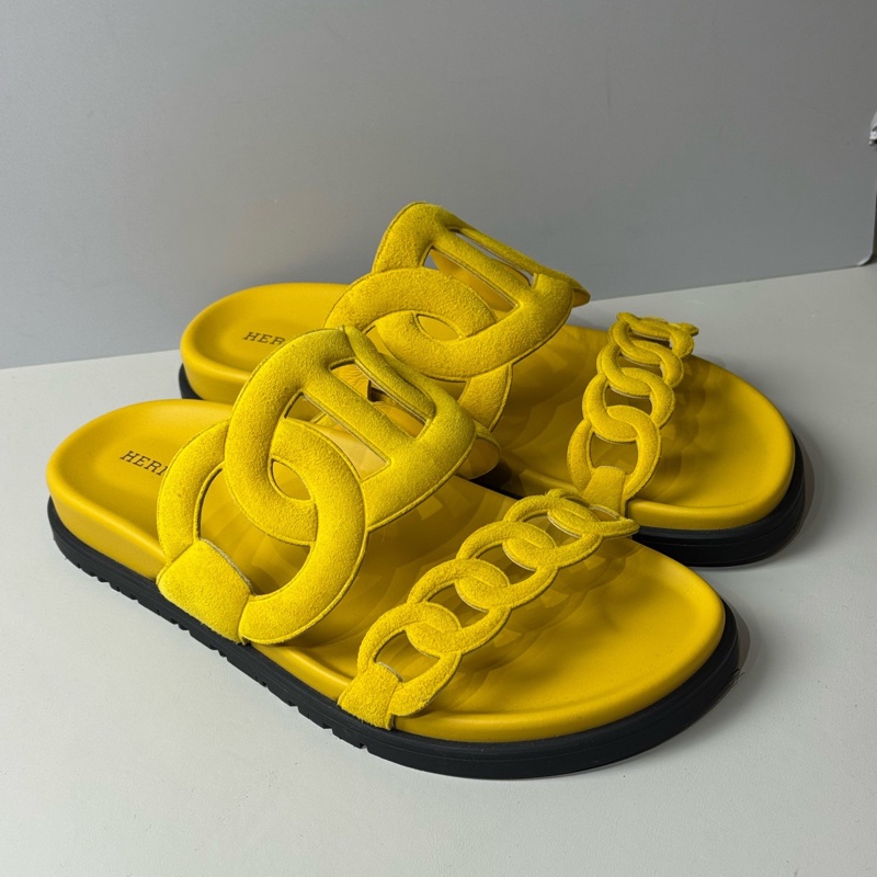 愛馬仕/Hermes 拖鞋37碼-3