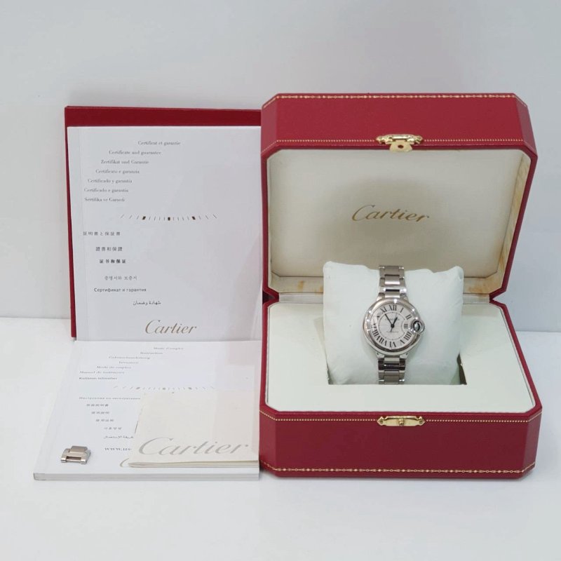 【大眾名錶】Cartier卡地亞 W6920071 經典Ballon Blue系列 2013/10 大眾名錶B1267-9