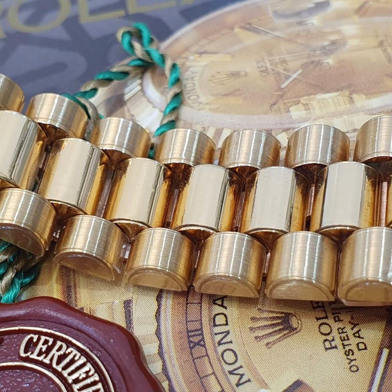 【大眾名錶】ROLEX 勞力士 18238 Day-Date 18K紅蟳錶 原廠全配 原帶未整理 大眾名錶B1268-7