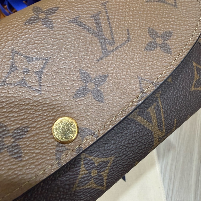 Louis Vuitton LV-Emilie拼色長夾9新-3