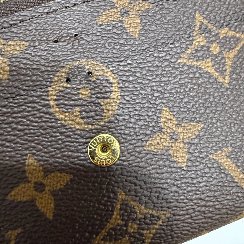 Louis Vuitton LV-Emilie拼色長夾9新-5