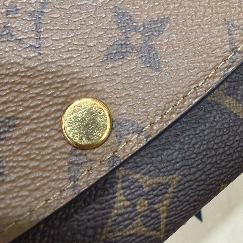 Louis Vuitton LV-Emilie拼色長夾9新-21