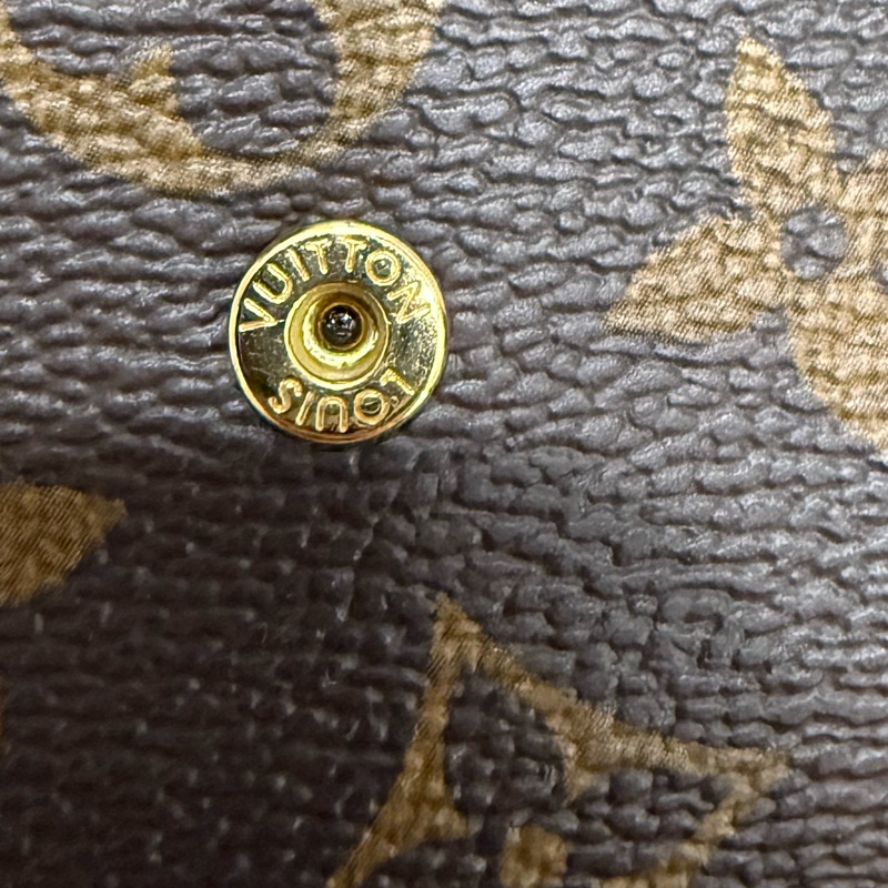 Louis Vuitton LV-Emilie拼色長夾9新-22