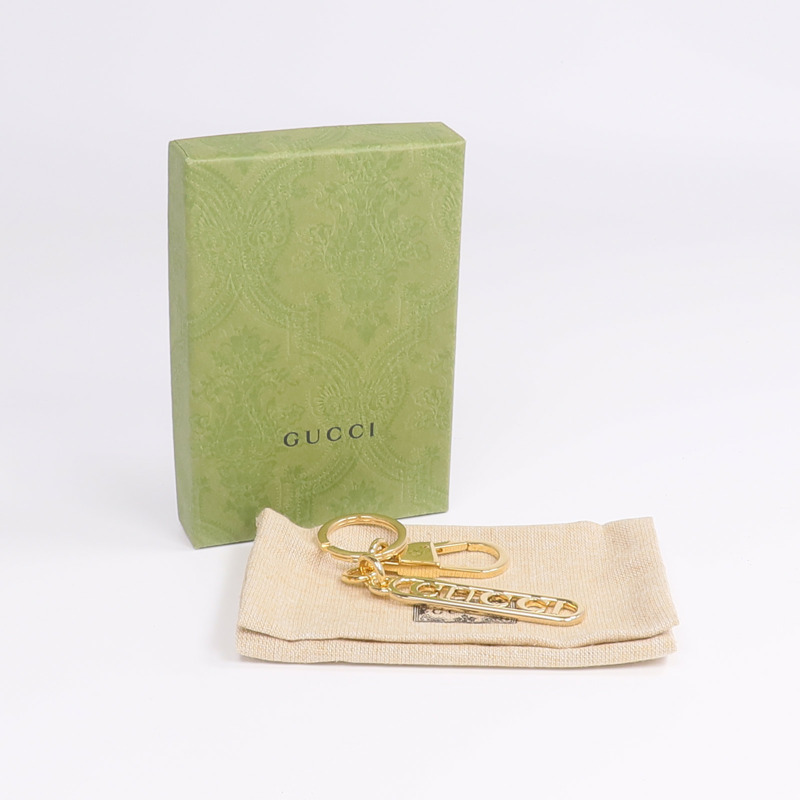 GUCCI 黃銅Key Ring鑰匙圈-9