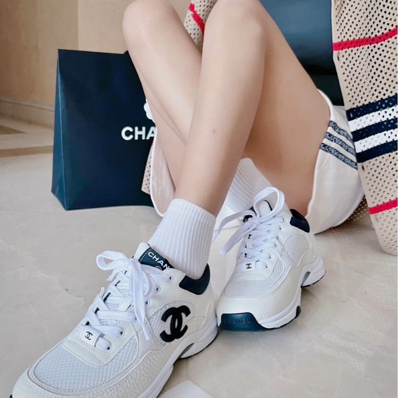 「MY精品」Chanel 經典大雙C 熊貓鞋 布鞋 38-3