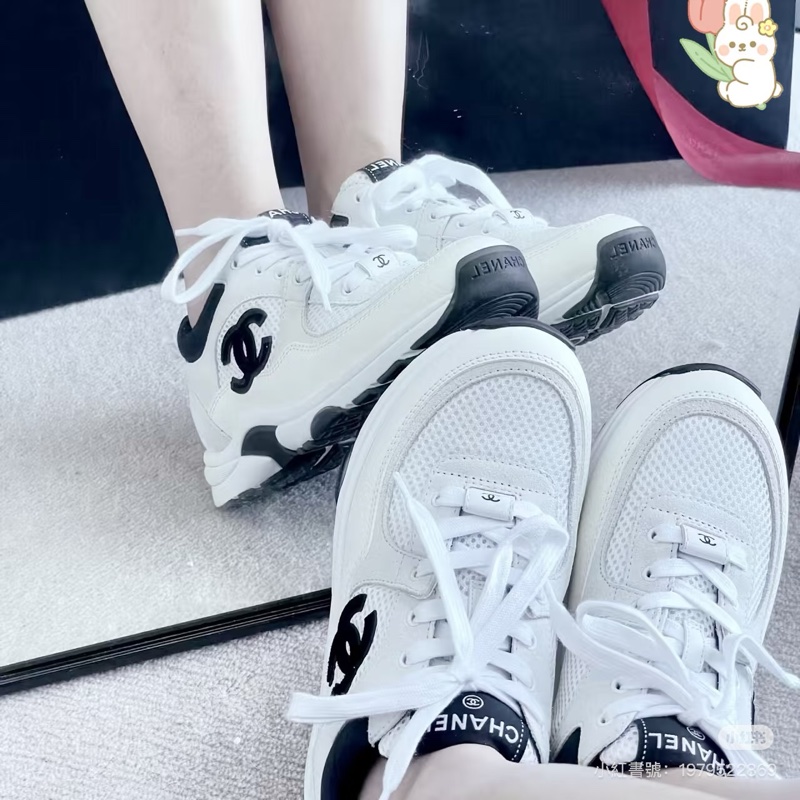 「MY精品」Chanel 經典大雙C 熊貓鞋 布鞋 38-5