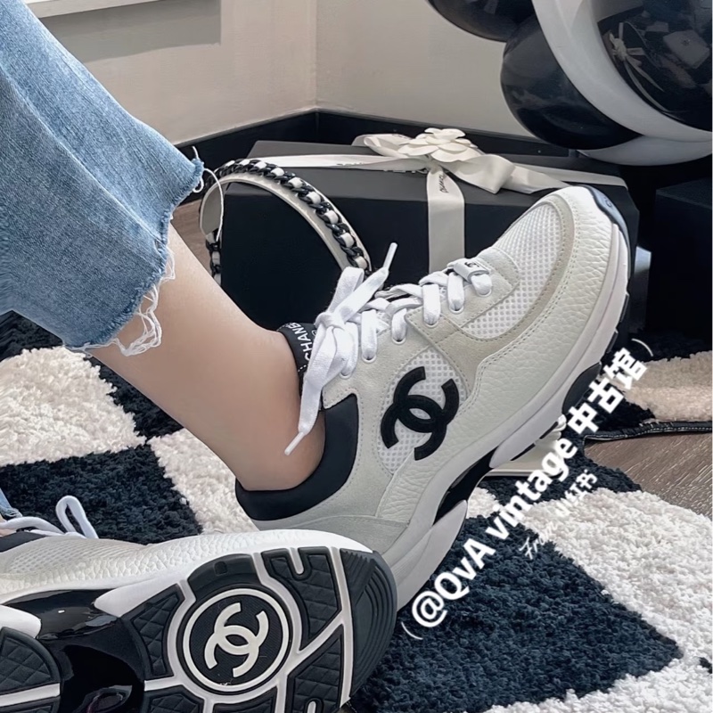 「MY精品」Chanel 經典大雙C 熊貓鞋 布鞋 38-6