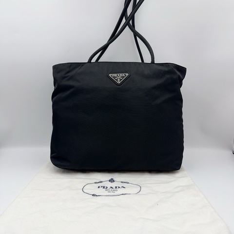 PRADA 普拉達 尼龍布 降落傘 三角徽標 單肩包 手提包