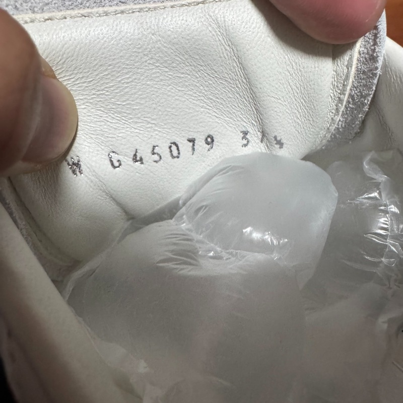 Chanel空軍一號香奈兒雙C徽標低幫板鞋 白色 37.5碼-5