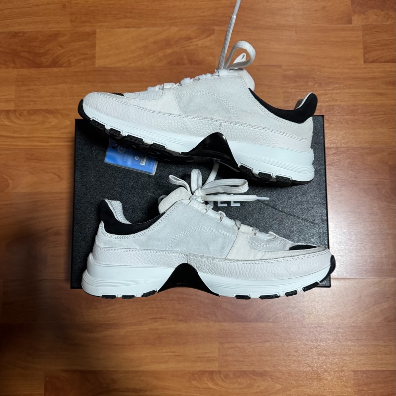 Chanel新款運動鞋香奈兒26C羅緞 低幫女鞋 白色 37碼-2