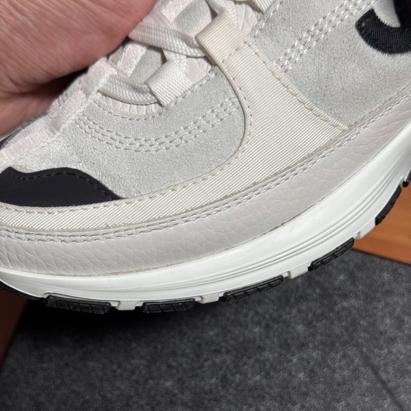 Chanel新款運動鞋香奈兒26C羅緞 低幫女鞋 白色 37碼-7