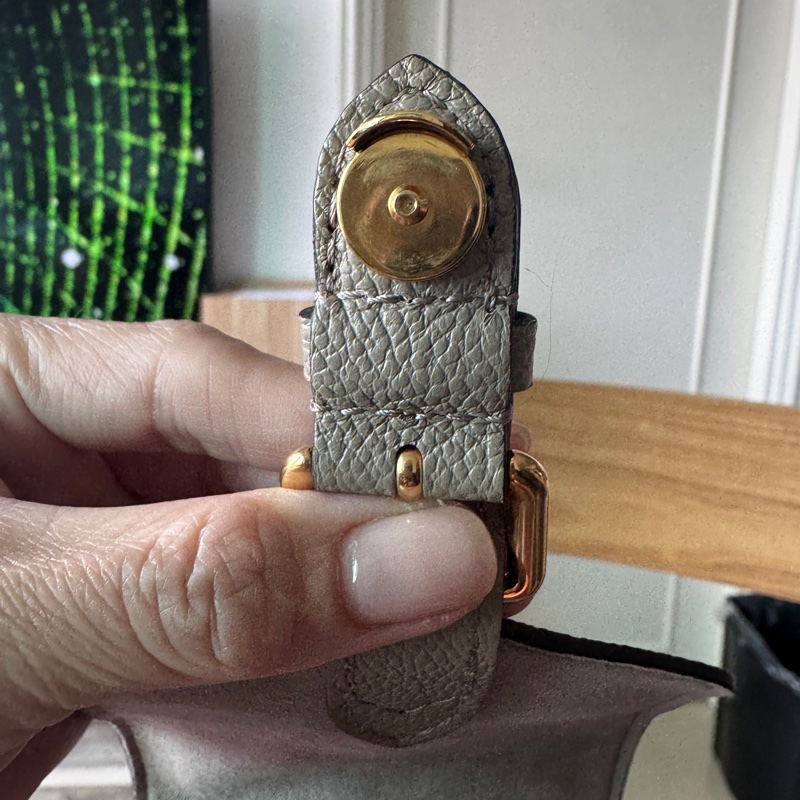 LV tiny斑鳩灰壓紋背包-20