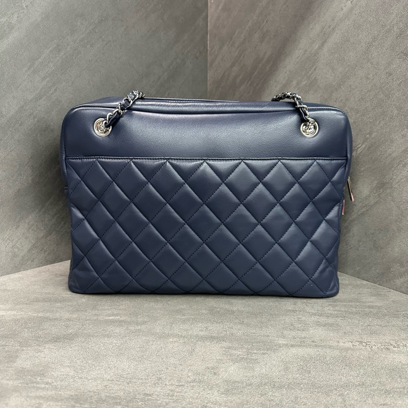 CHANEL 香奈兒 大保齡球 藍色 24開帶卡 🈚附件-1