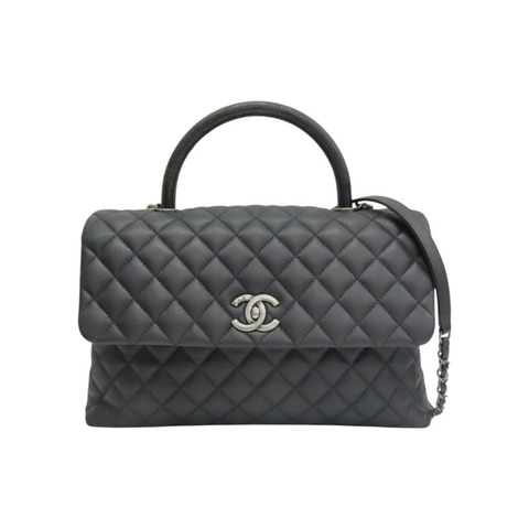 黑色牛皮 Coco Handle 兩用包 A92992【CHANEL 香奈兒】 A92992