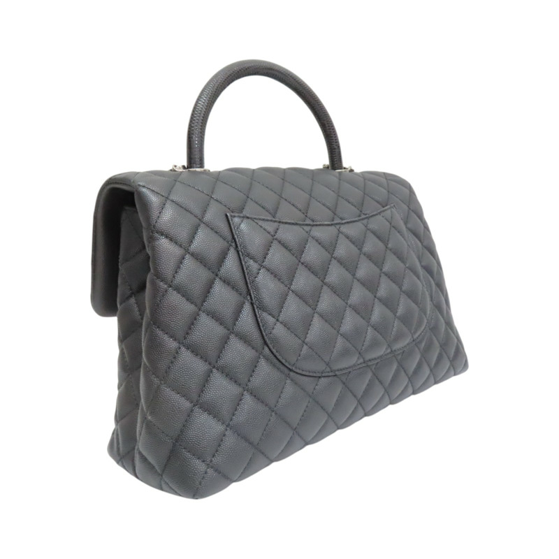 黑色牛皮 Coco Handle 兩用包 A92992【CHANEL 香奈兒】 A92992-1