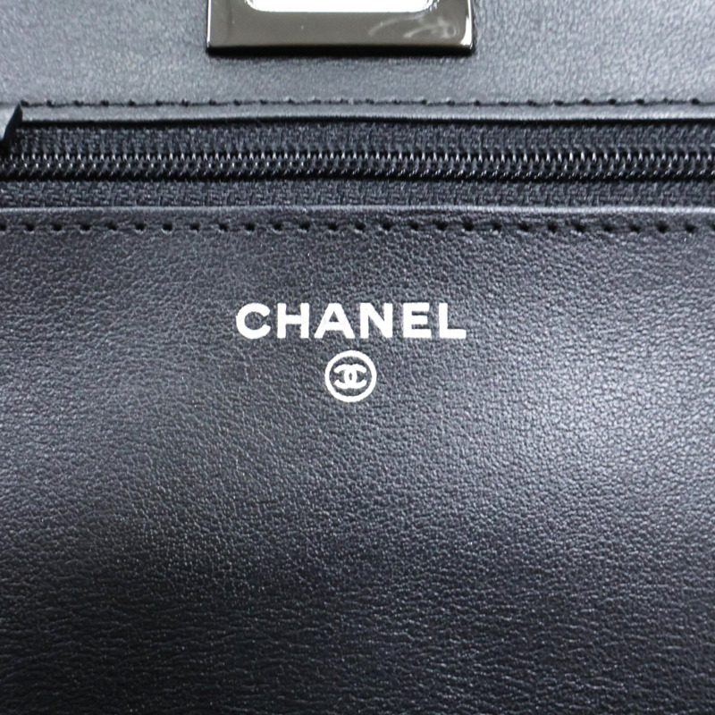 黑色 羊皮 So Black 2.55 Woc 肩背包【CHANEL 香奈兒】 A70328-4