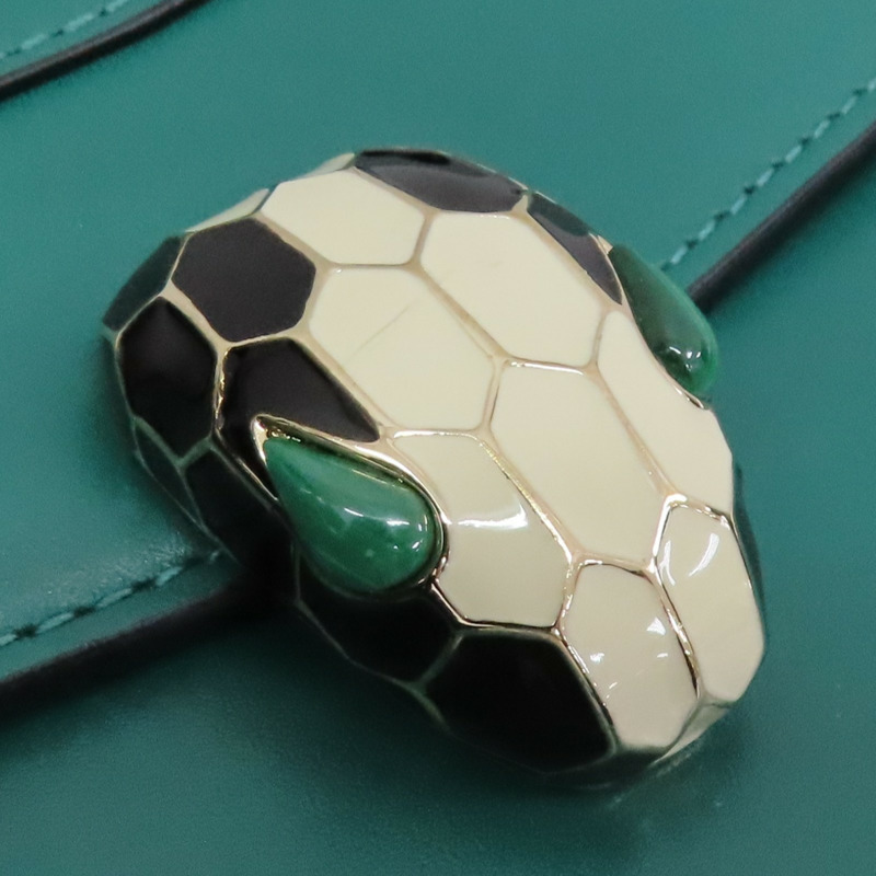綠色牛皮 Serpenti Forever 兩用包 39781【BVLGARI 寶格麗】 39781-7